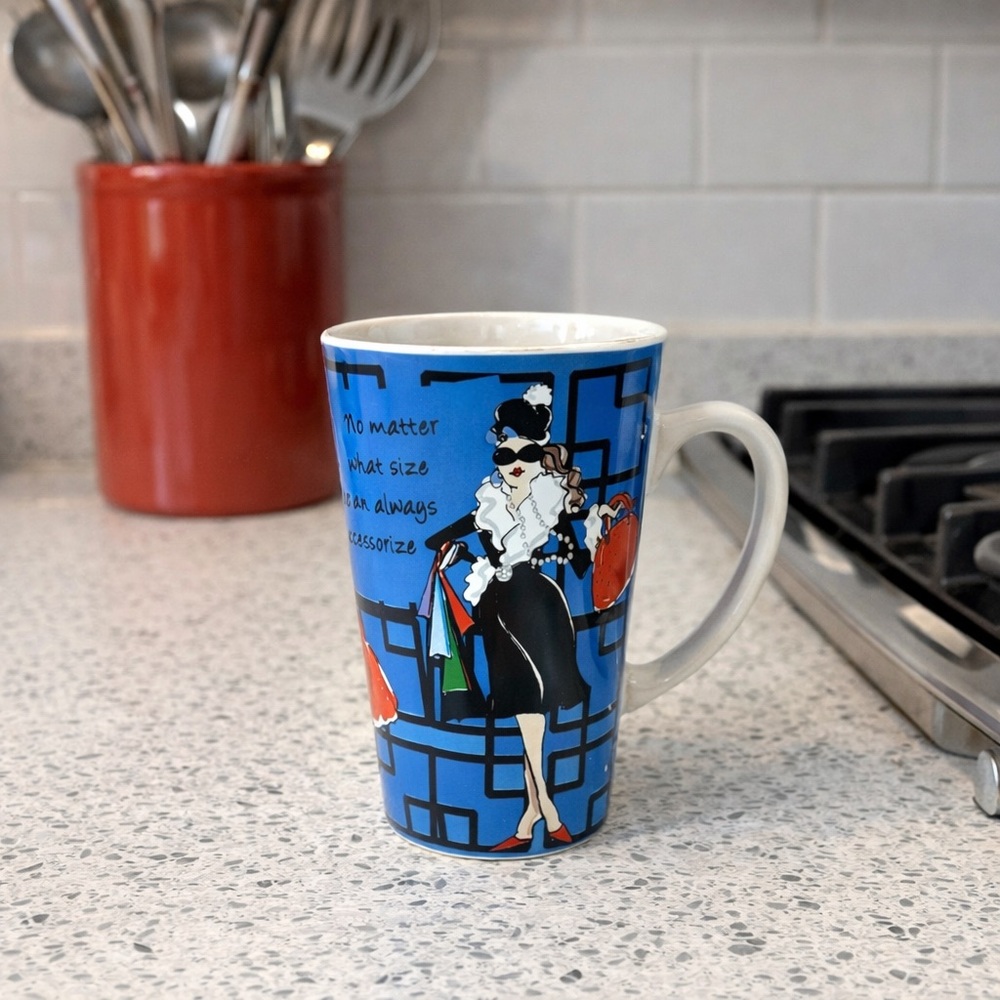 Delish by American Atelier Fashionista Mug - 7” Tall